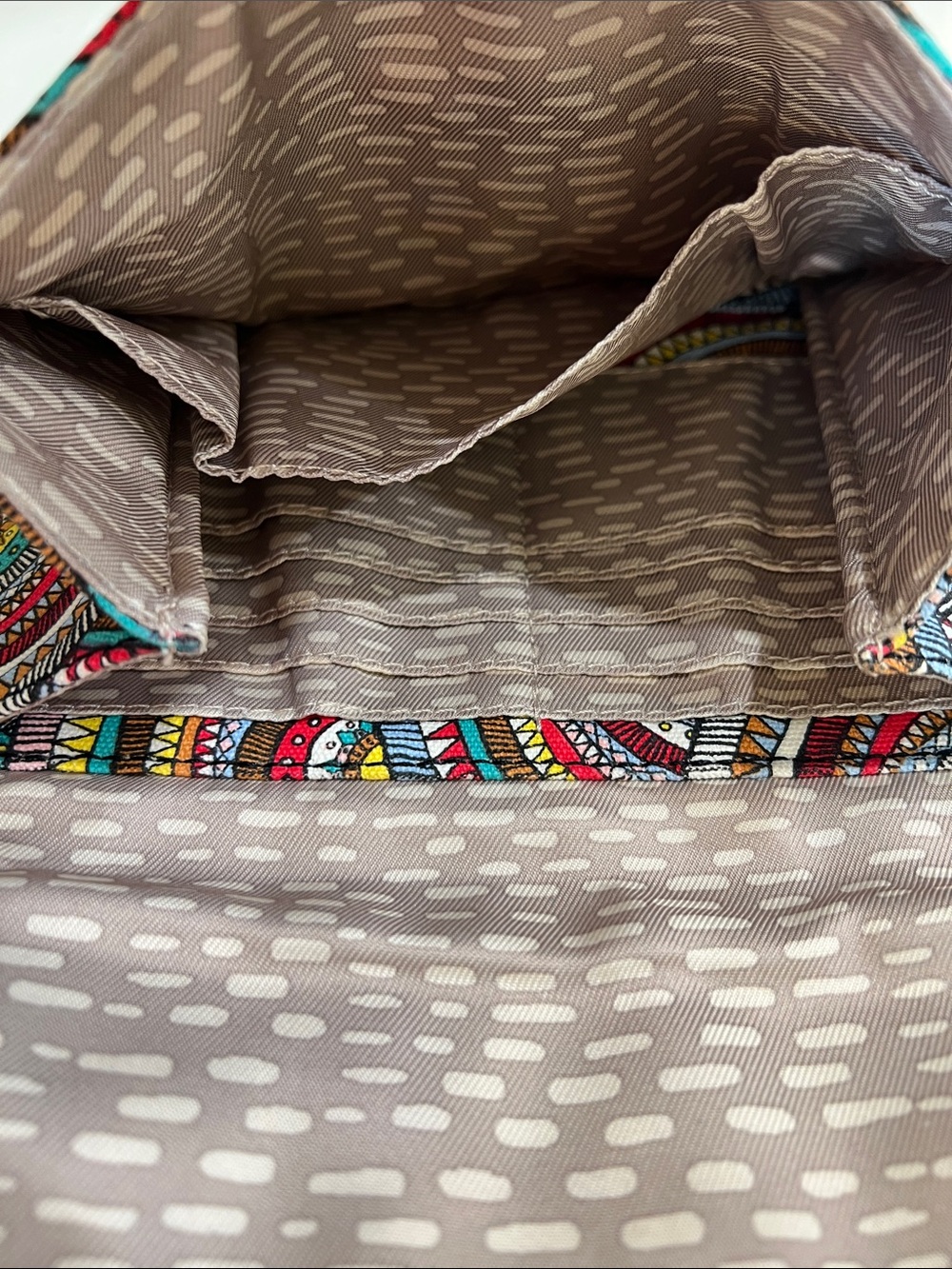 Sakroots Artist Circle Canvas Crossbody Bag Multicolor Print - Picture 6 of 14